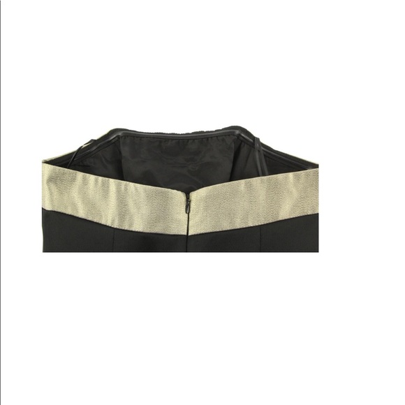 A.B.S by Allen Schwartz black gold jumpsuit - Picture 9 of 11